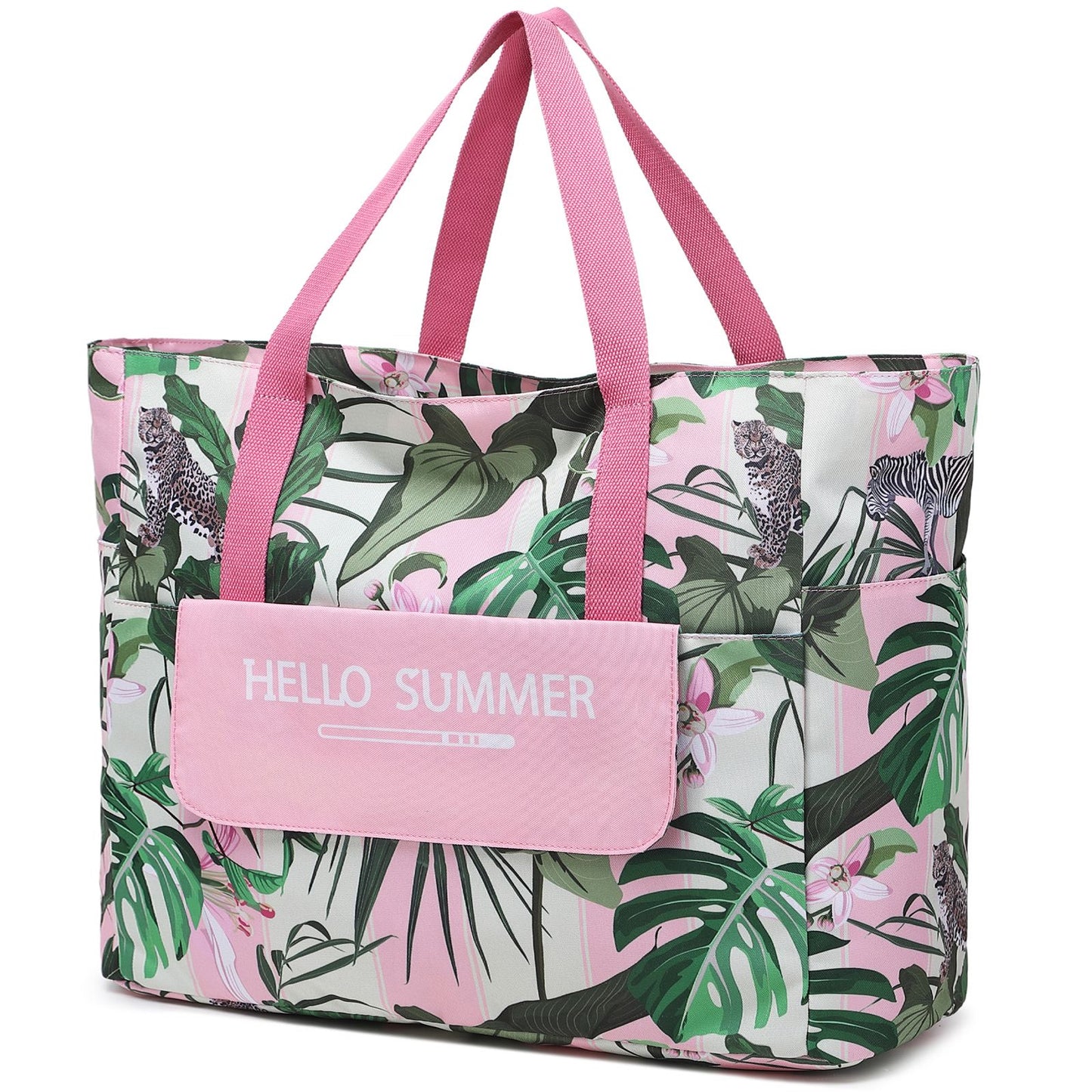 Myhozee XXL Summer Beach Tote Bags with zipper