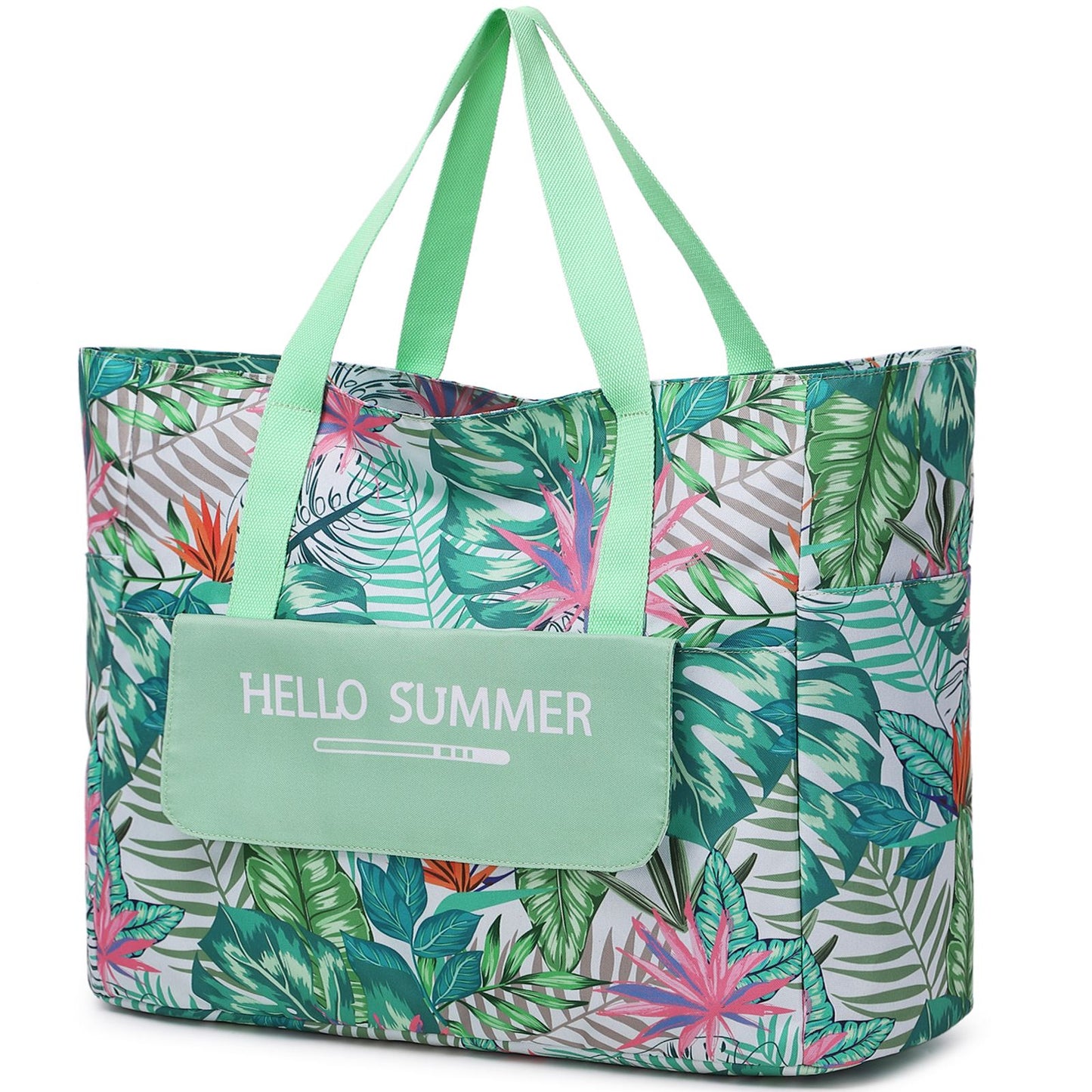 Myhozee XXL Summer Beach Tote Bags with zipper