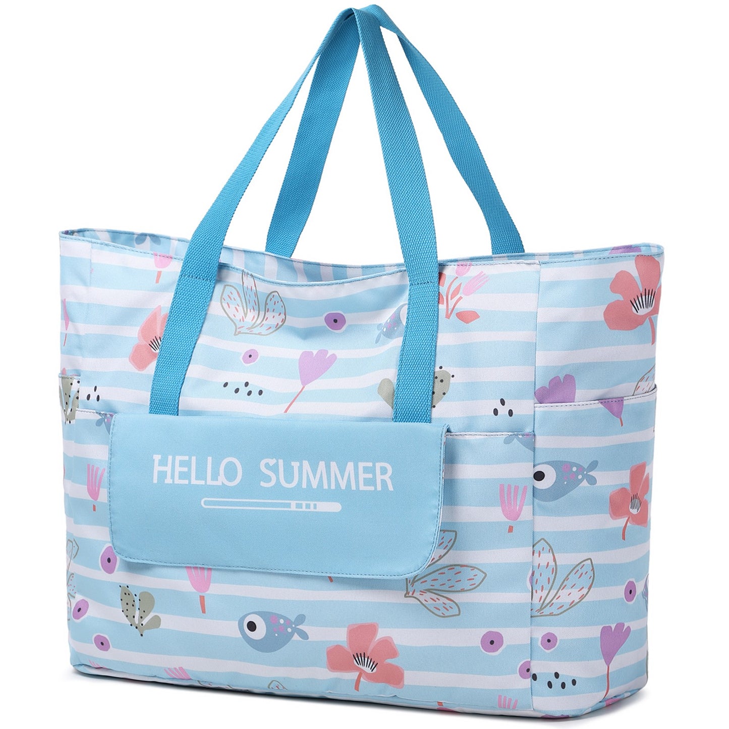 Myhozee XXL Summer Beach Tote Bags with zipper