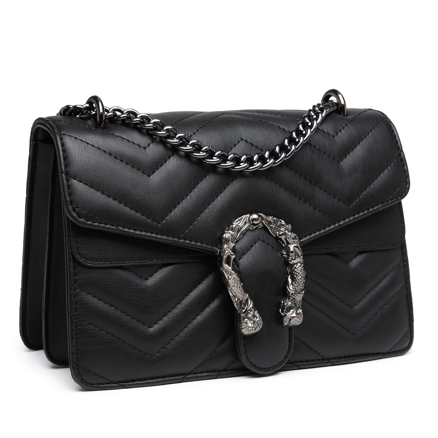 Myhozee Chain Shoulder Bags Evening Clutchs Quilted Handbags