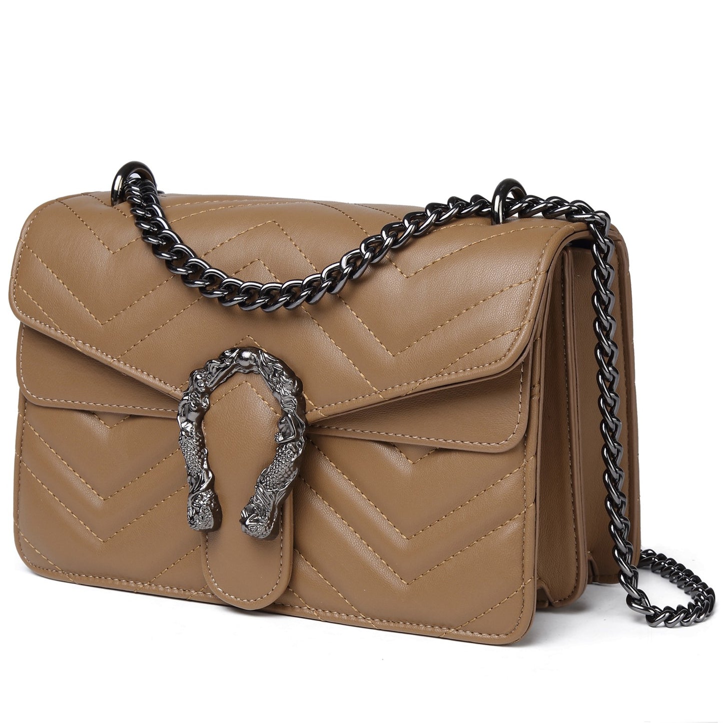 Myhozee Chain Shoulder Bags Evening Clutchs Quilted Handbags