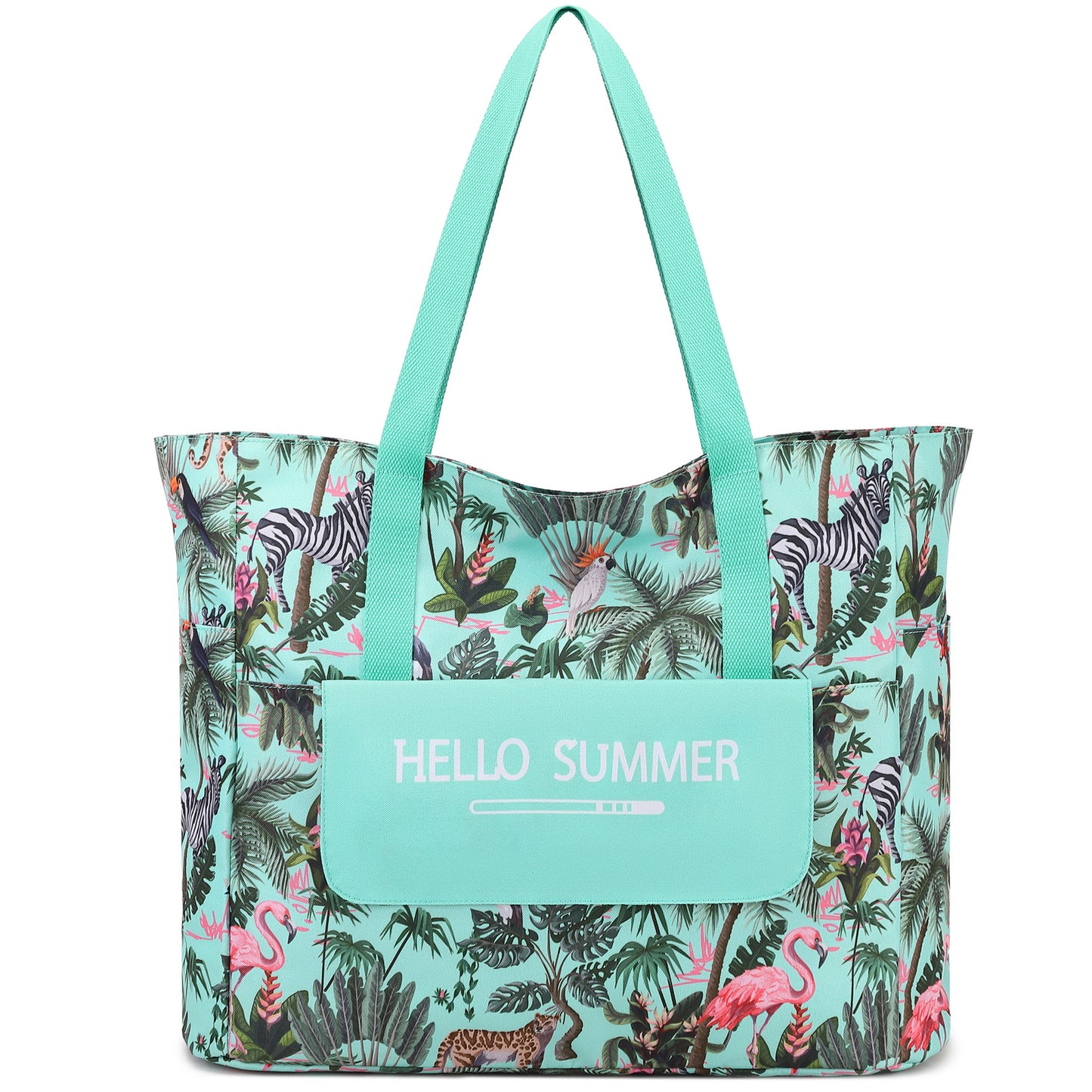 Myhozee XXL Summer Beach Tote Bags with zipper